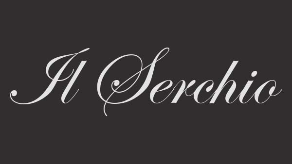 Logo tipografico dell’area sosta Il Serchio