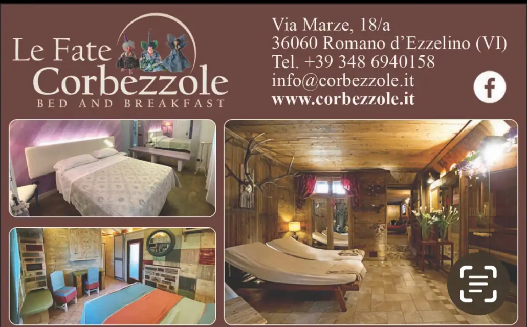 Ingresso e spazi interni del B&B Le Fate Corbezzole