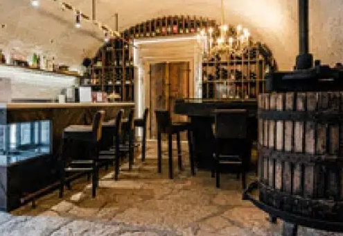 Sala degustazione dei Fratelli Vogadori