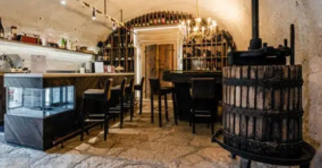 Sala degustazione dei Fratelli Vogadori